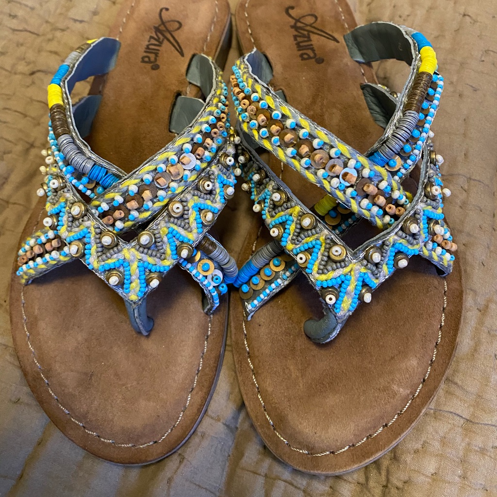 New Sandals In Box